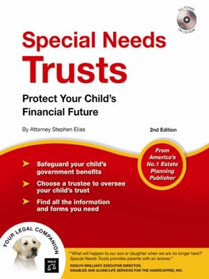 cover image of Special Needs Trusts